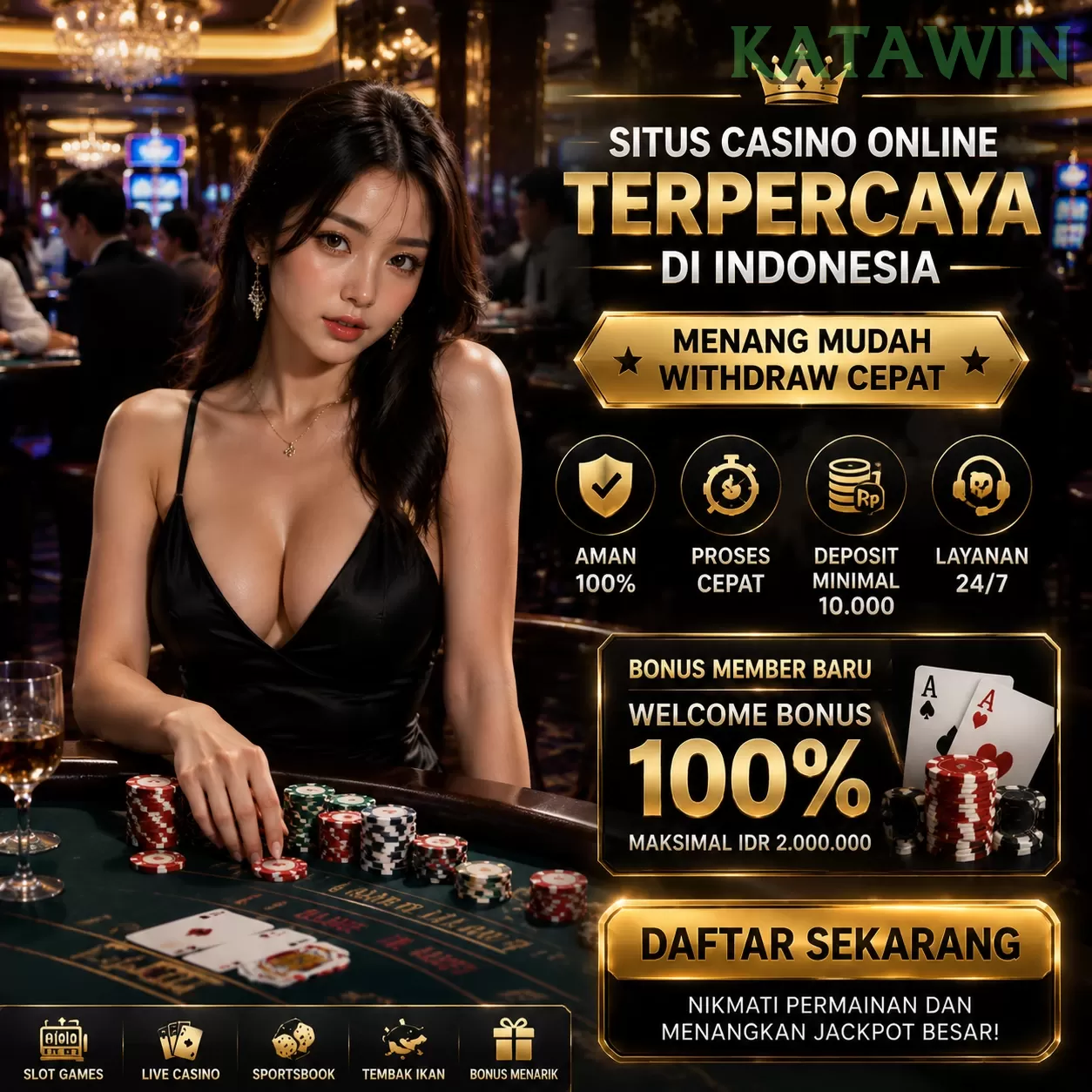 Login katawin Sekarang Bonus Melimpah